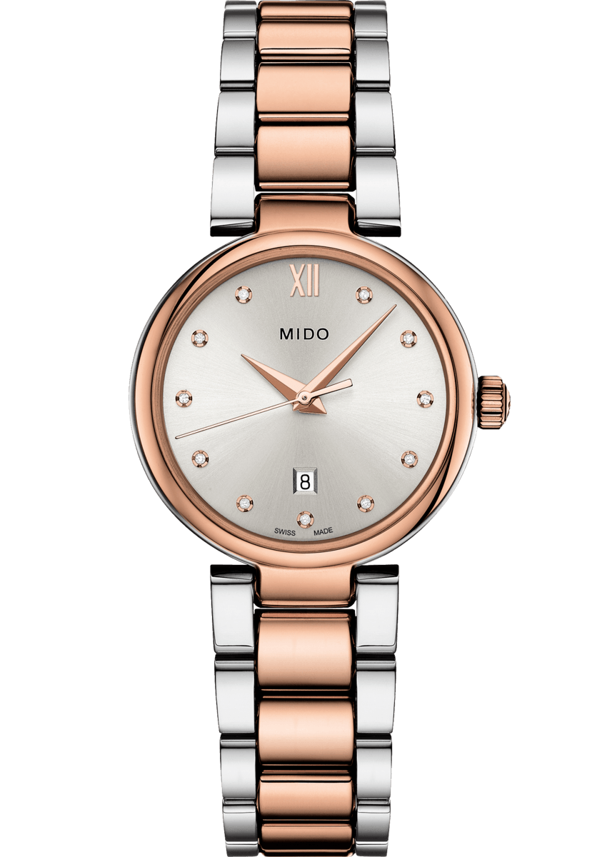 Reloj mido mujer plateado sale